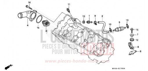 THERMOSTAT CBR600FN de 1992